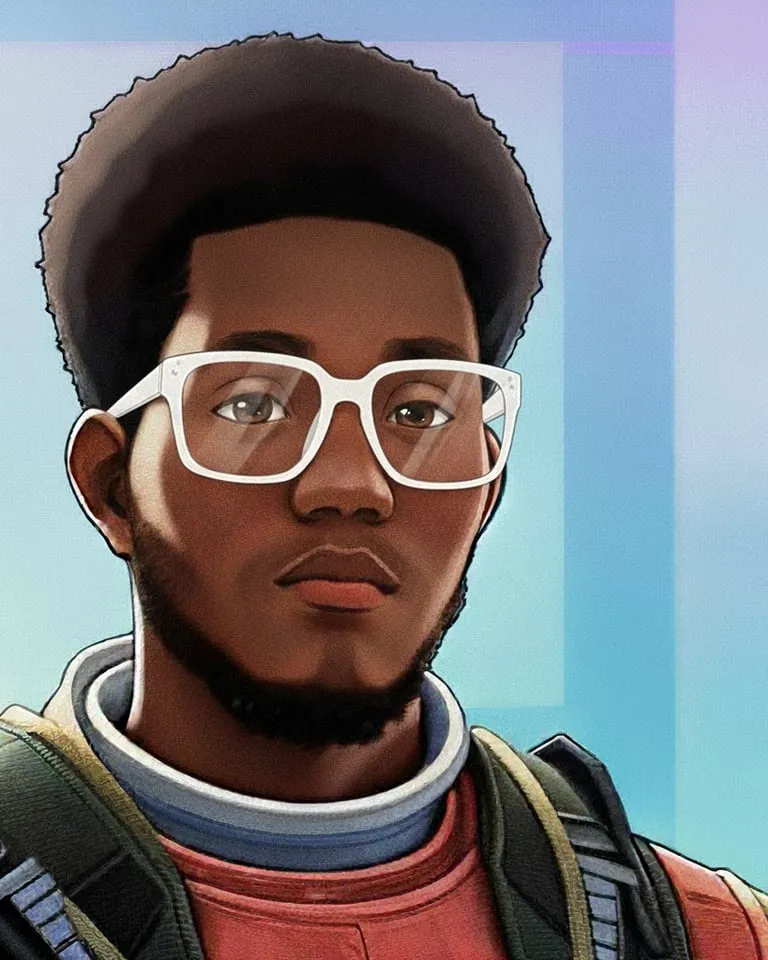 Illustrated portrait of Daniel Jacquet